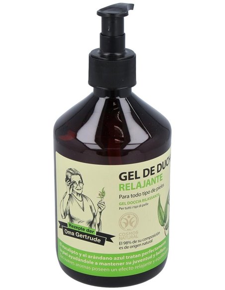 Gel De Ducha Relajante Arandano Azul 6Udsx500Ml. de Oma Gertrude