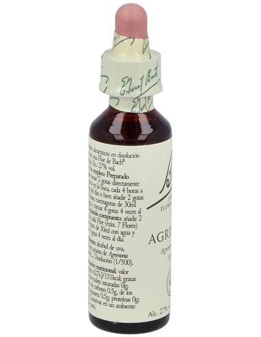Flores Bach Agrimony Agrimonia 20Ml. de Flores Bach Original