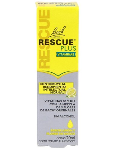 Rescue Plus Gotas Vitaminas 20Ml. Flores Bach de Flores Bach Original