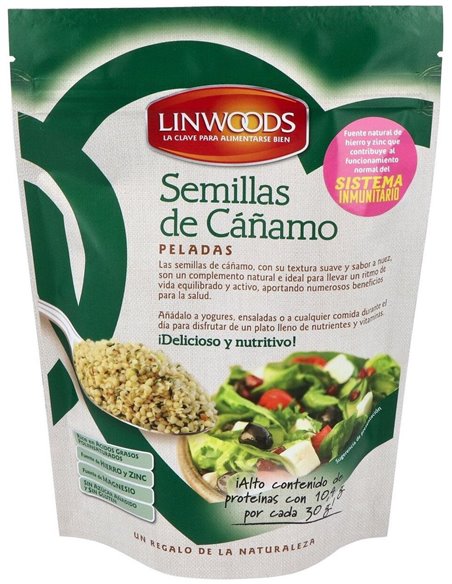Semillas De Cañamo Peladas 225Gr. de Linwoods