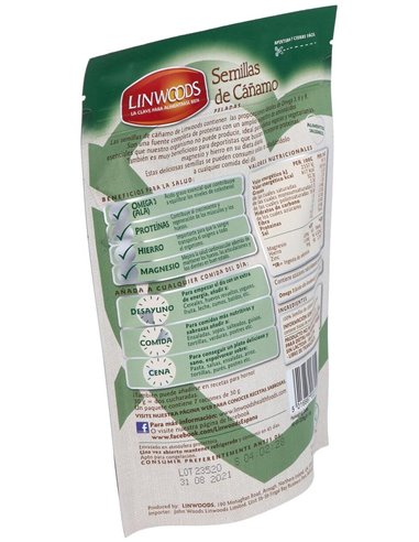 Semillas de Cañamo Peladas de Linwoods