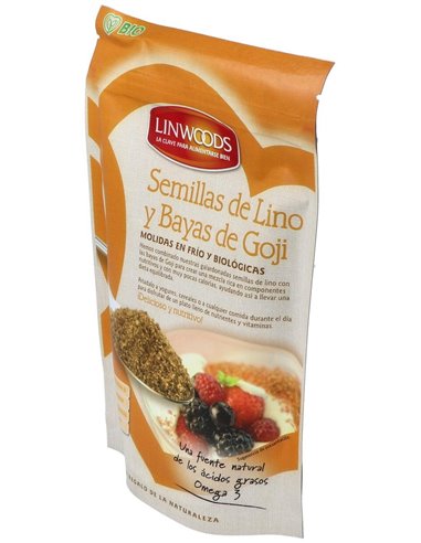 Semillas de Lino y Bayas de Goji Molidas Bio de Linwoods