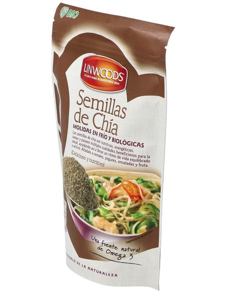 Semillas De Chia  Molidas 200Gr. Bio de Linwoods