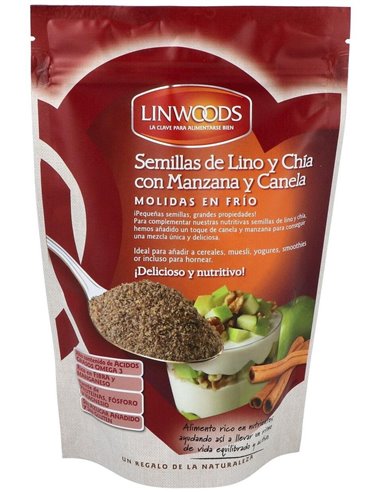 Semillas De Lino Chia, Manza, Canela Molidas 200G de Linwoods