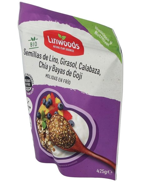Semillas Lino Calabaza Girasol Chia Goji 425Gr. de Linwoods