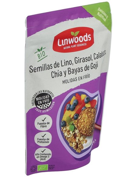 Semillas Lino Calabaza Girasol Chia Goji 200G de Linwoods