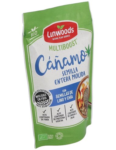 Semillas Molidas de Cáñamo, Lino y Chía Bio de Linwoods