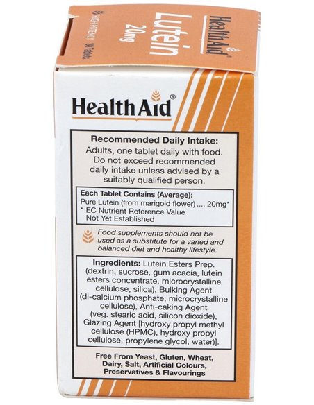 Luteina 20Mg. 30Comp. Health Aid de Health Aid