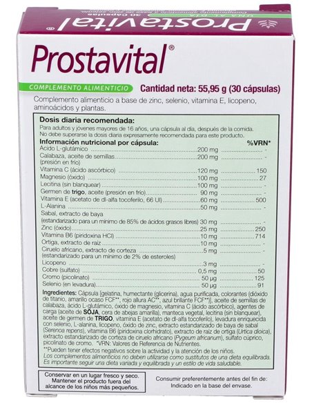 Prostavital® 30 Cáps de Health Aid
