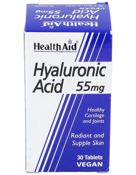Acido Hialuronico 55Mg. 30Comp. Health Aid de Health Aid