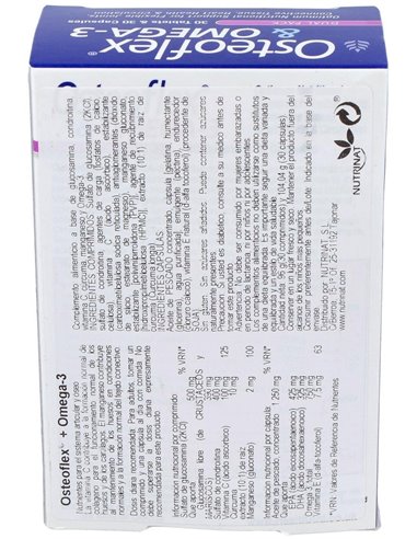 Osteoflex®+ Omega-3 30 Comp + 30 Cáps de Health Aid