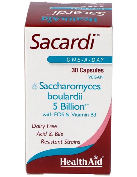 Sacardi 30 Vcáps de Health Aid