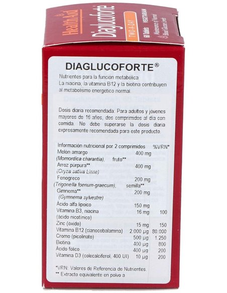 Diaglucoforte 60Comp. de Health Aid
