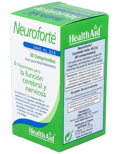 Neuroforte 30Comp. de Health Aid