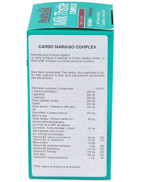 Cardo Mariano Complex 60Comp. de Health Aid