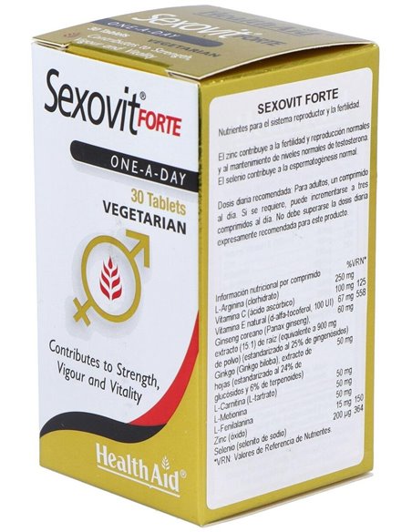Sex-O-Vit Forte 30Comp. Health Aid de Health Aid