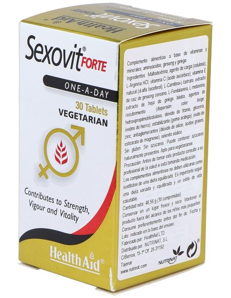 Sex-O-Vit Forte 30Comp. Health Aid de Health Aid