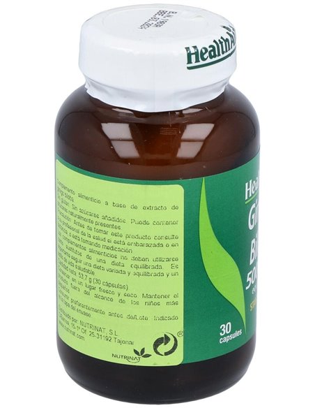 Ginkgo Hoja Ext.Estand. 30Cap. Health Aid de Health Aid