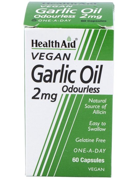 Aceite De Ajo (Allium Sativum) 2 Mg 60 Vcáps de Health Aid
