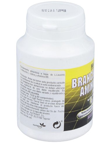 Bcaa (Aminoácidos Ramificados)  60 Comp de Health Aid
