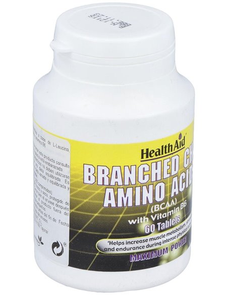 Bcaa Branched Chain Amino Acids 60Comp. Health Aid de Health Aid