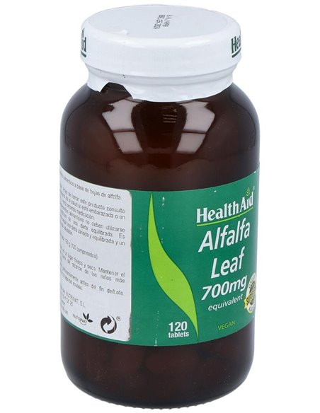 Alfalfa Leaf 700Mg. 120Comp. Health Aid de Health Aid