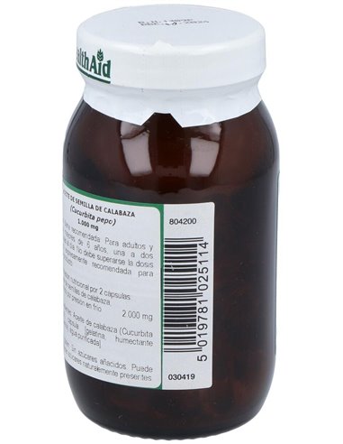 Aceite De Semilla De Calabaza  60Comp. Health Aid de Health Aid