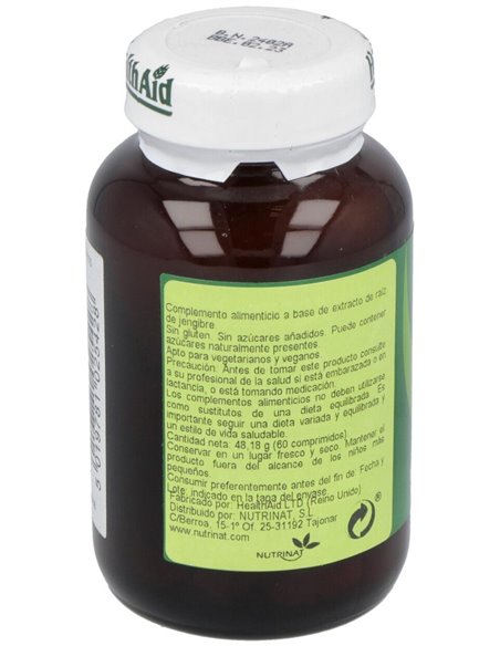 Jengibre (Zingiber Officinalis) 560 Mg 60 Comp de Health Aid