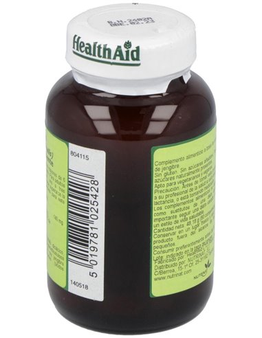 Jengibre (Ginger Root) Raiz 60Comp. Health Aid de Health Aid