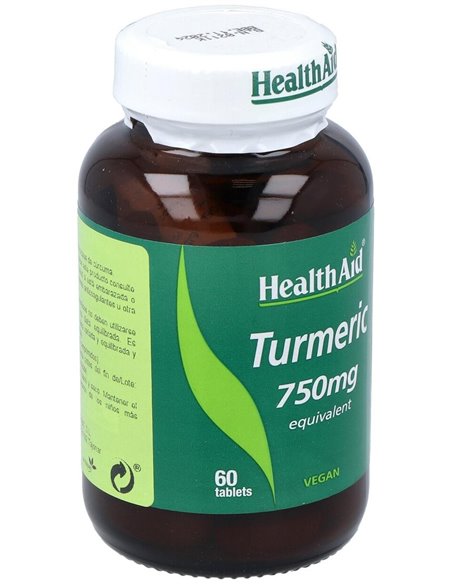Curcuma Raiz (Turmeric) 60Comp. Health Aid de Health Aid