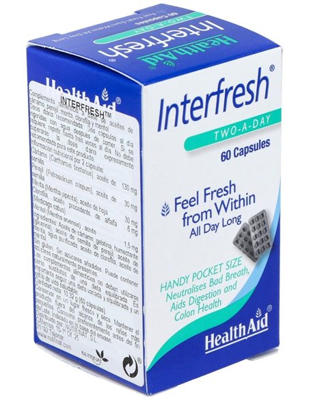 Interfresh 60 Cáps de Health Aid