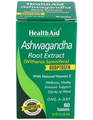 Ashwagandha (Withania Somnifera) 60 Comp de Health Aid