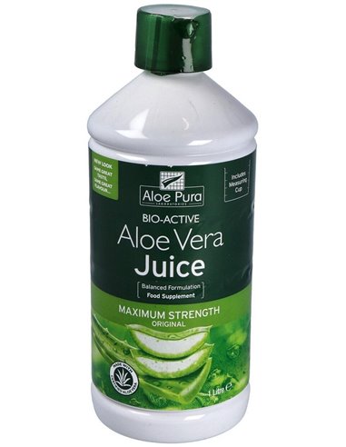 Aloe Pura Zumo Aloe Vera Potencia Maxima 1Litro de Madal Bal