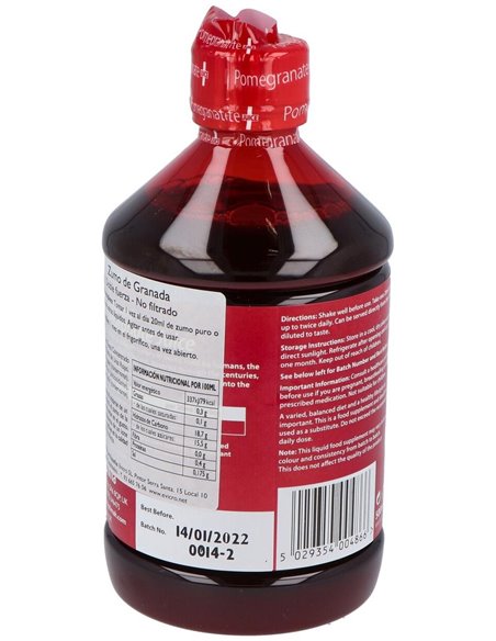 Zumo De Granada Pomegranate Alta Potencia 500Ml. de Madal Bal