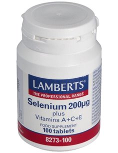 Selenio 200 µg con Vitaminas A+C+E de Lamberts