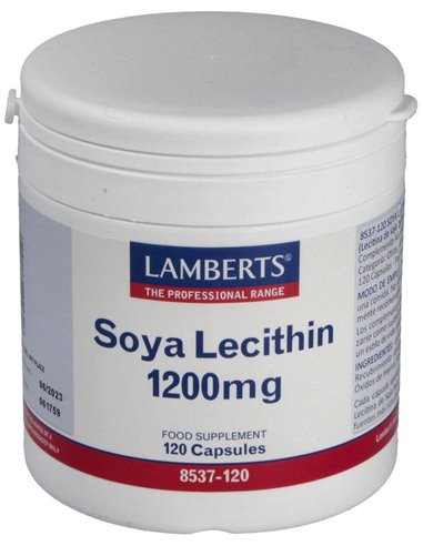 Lecitina de Soja 1200 mg 120 Caps. de Lamberts