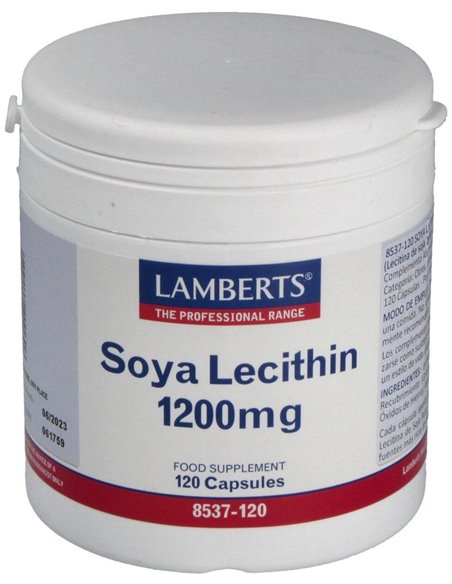 Lecitina de Soja 1200 mg 120 Caps. de Lamberts