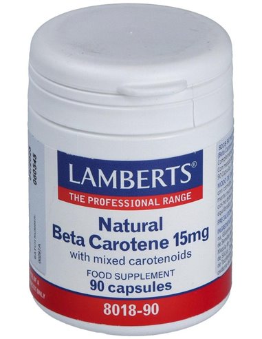 Beta caroteno Natural 15 mg de Lamberts