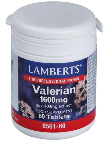 Valeriana 1600 mg (Valeriana officinalis) 60 Tabs. de Lamberts