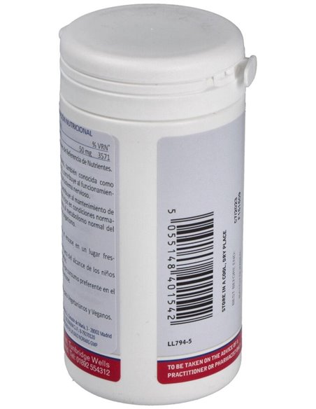 Riboflavina 50 mg (Vitamina B2) 100 Caps. de Lamberts