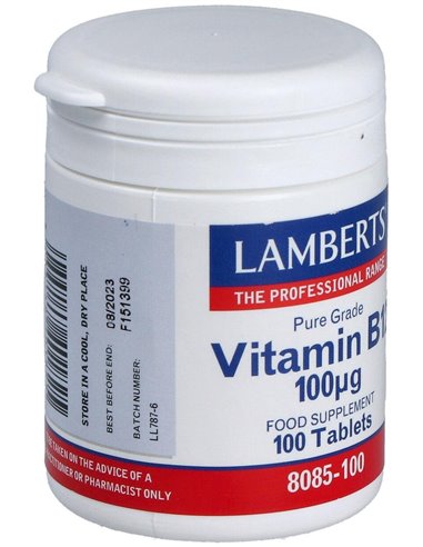 Vitamina B12 100 µg de Lamberts