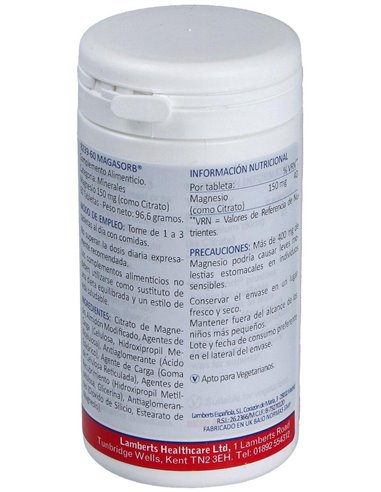 MagAsorb® (Magnesio 150 mg como citrato) de Lamberts