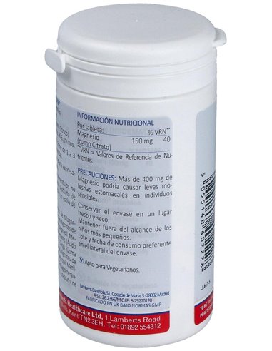 MagAsorb® (Magnesio 150 mg como citrato) de Lamberts
