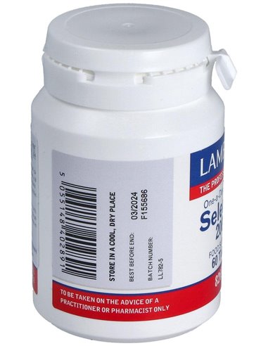 Selenio 200 µg (Como L-Selenometionina) 60 Tabs. de Lamberts