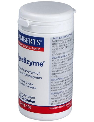 Digestizyme® (Enzimas vegetales) de Lamberts