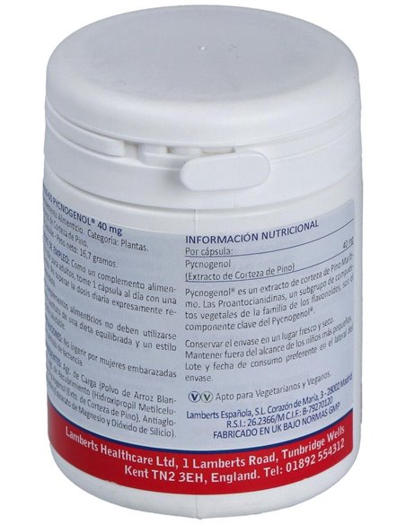 Pycnogenol® 60 Caps. de Lamberts