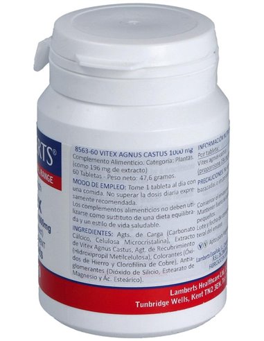 Vitex Agnus Castus 1000 mg de Lamberts