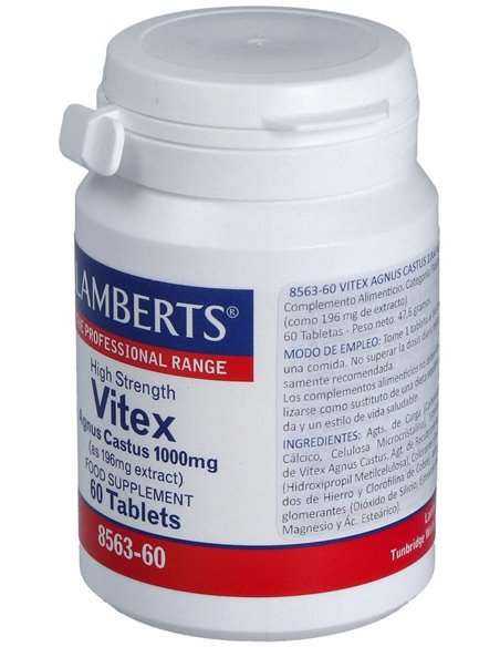 Vitex Agnus Castus 1000 mg 60 Tabs. de Lamberts