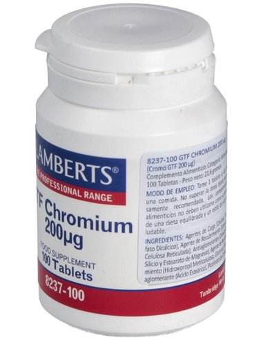 Cromo GTF 200 µg de Lamberts