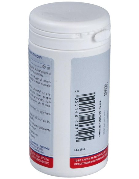 L-Ornitina HCl 500 mg de Lamberts